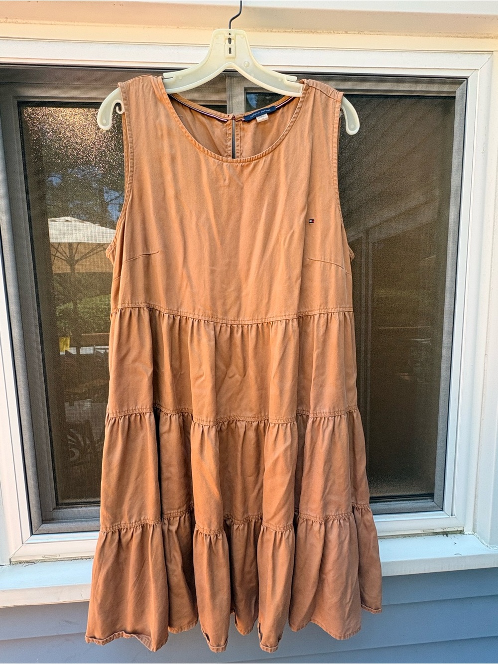 Tommy Hilfiger Sleeveless Tiered Midi Dress